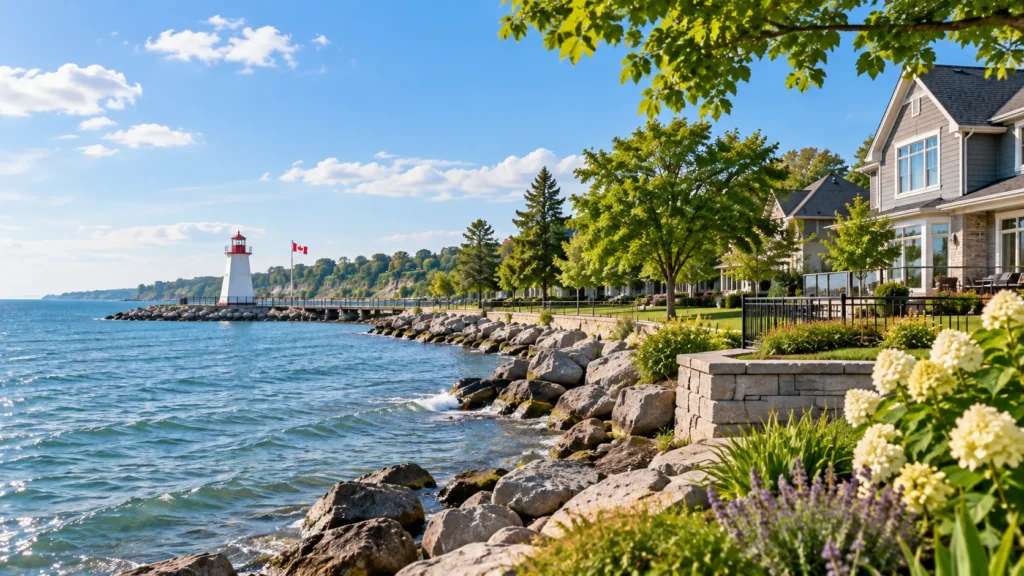 Home in Bowmanville, Ontario near the Lake Ontario waterfront
