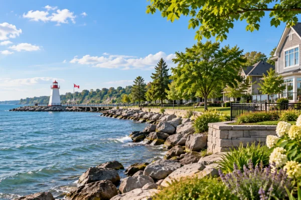 Home in Bowmanville, Ontario near the Lake Ontario waterfront
