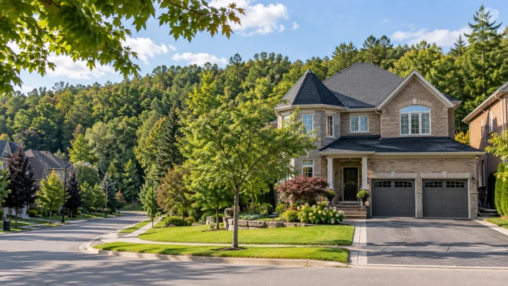 Home in Richmond Hill, Ontario near the Oak Ridges Moraine greenbelt