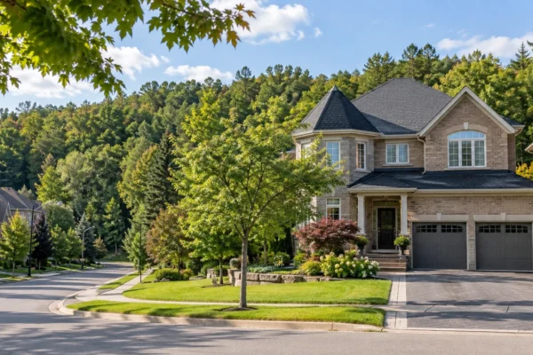 Home in Richmond Hill, Ontario near the Oak Ridges Moraine greenbelt