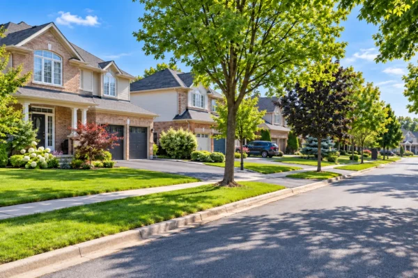 Residential neighbourhood in Oshawa, Ontario