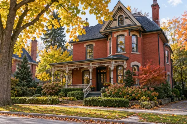 Heritage brick home in Cobourg where pests can get in through older gaps