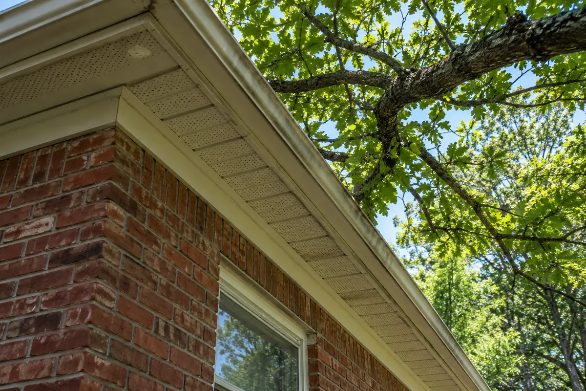 Soffit and roofline check on an older home